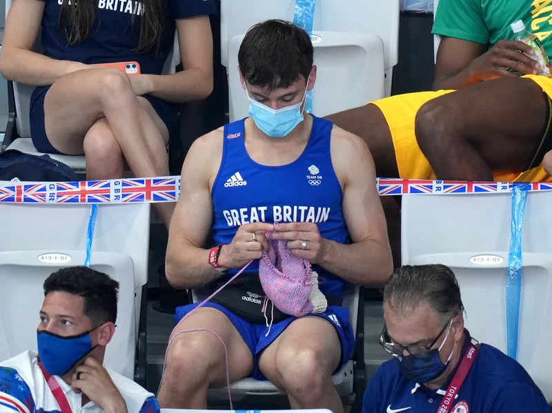 Tom Daley Is Knitting His Way Through The Tokyo Olympics
