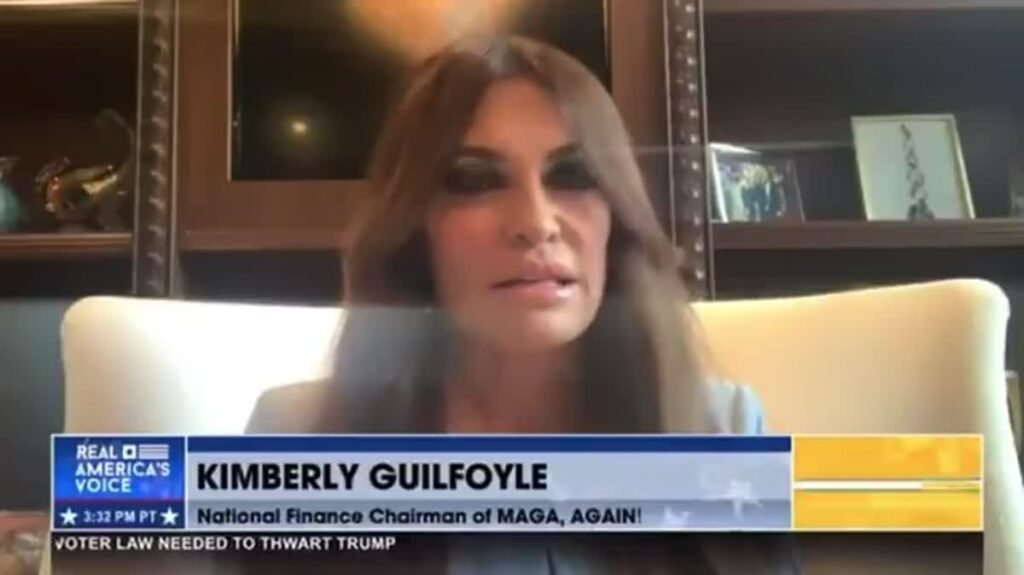 Kimberly Guilfoyle Sets Her Webcam Filter To 'Mayonnaise'