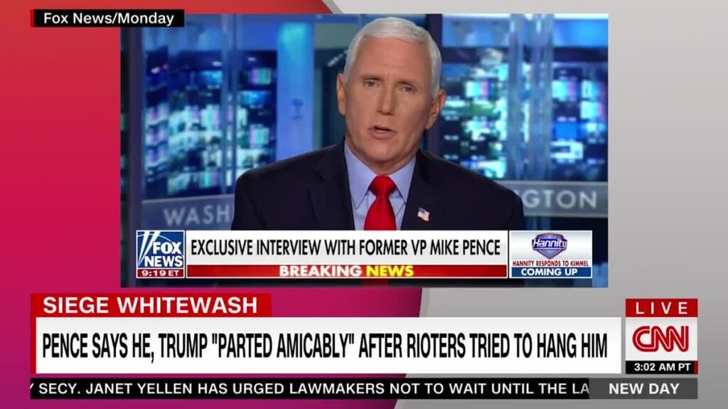 Mike Pence Gaslights Hannity Viewers With His Version Of Jan. 6th