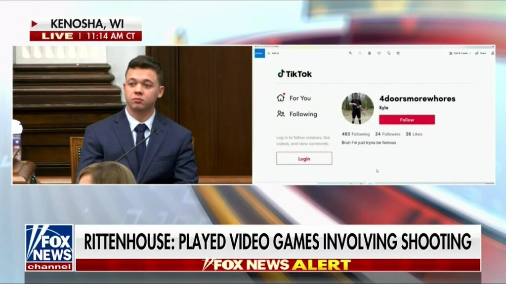 Fox News Cuts Away From Kyle Rittenhouse's Damning TikTok Page