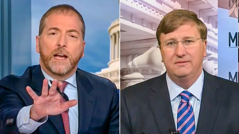 Chuck Todd Calls Out GOP Gov. Tate Reeves Over Abortion Hypocrisy