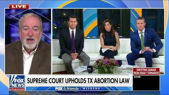 Constitutional Scholar Mike Huckabee: There's No Abortion 'Right'