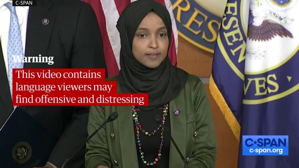 Ilhan Omar Plays Vile Death Threat At Press Conference