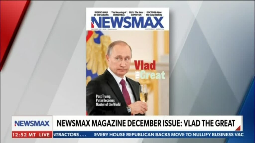 Newmax TV Bows To 'Vladimir Putin The Great'