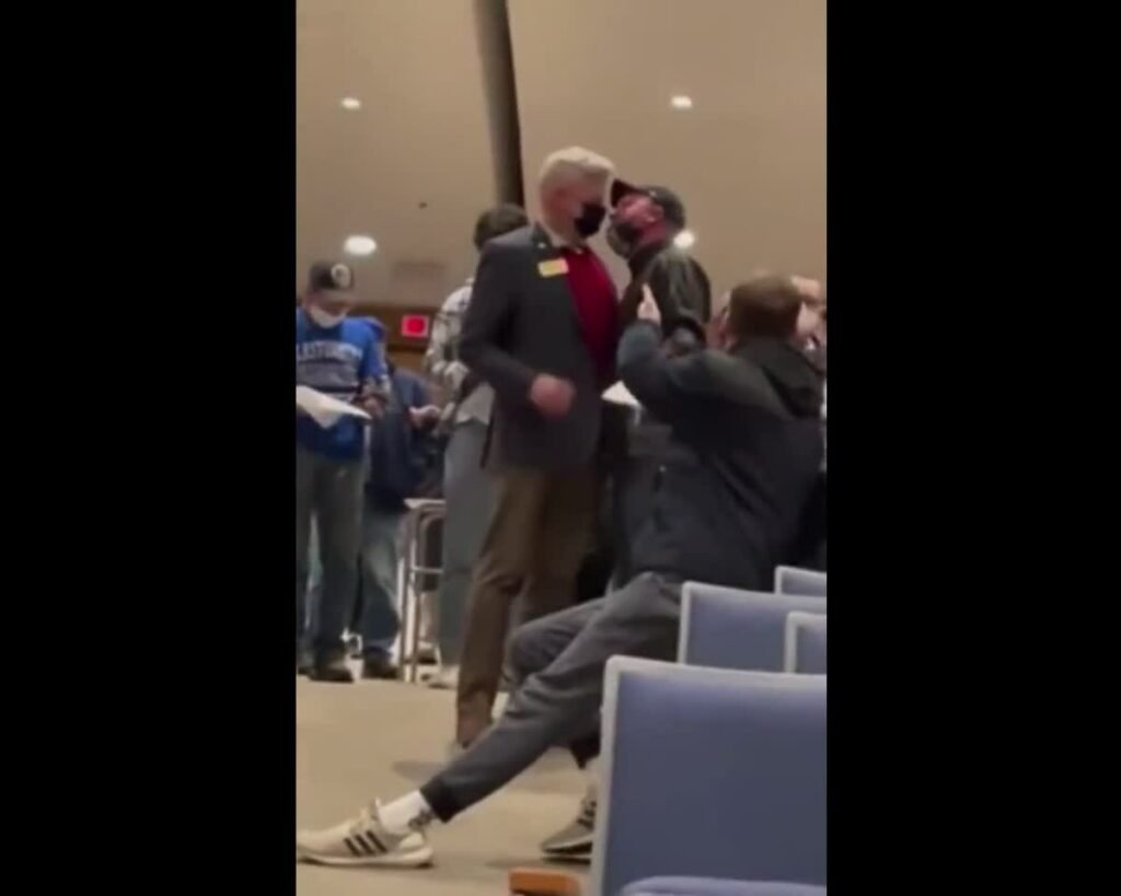 Parent Punches School Board Member In The Head