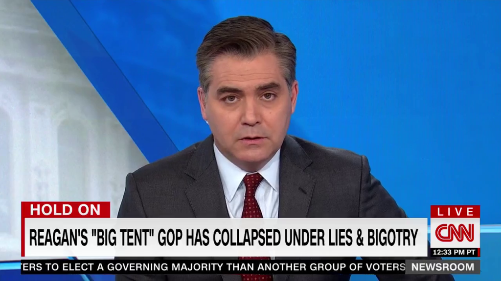 Acosta Drags The GOP For Destroying Reagan's 'Big Tent' Philosophy Of Politics