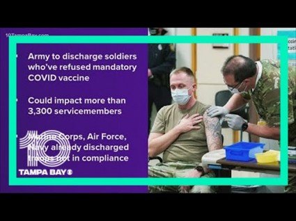 Army To Start Booting Vaccine Refusers Today