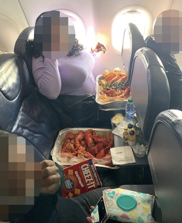 Cabin crew aghast as ‘rude’ air passenger eats tray of lobster on plane – but it’s ‘not against rules’