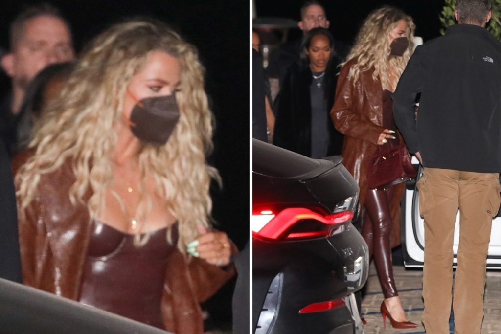 Khloe Kardashian rocks natural curls in sexy skintight leather outfit after ex Tristan Thompson’s love child scandal