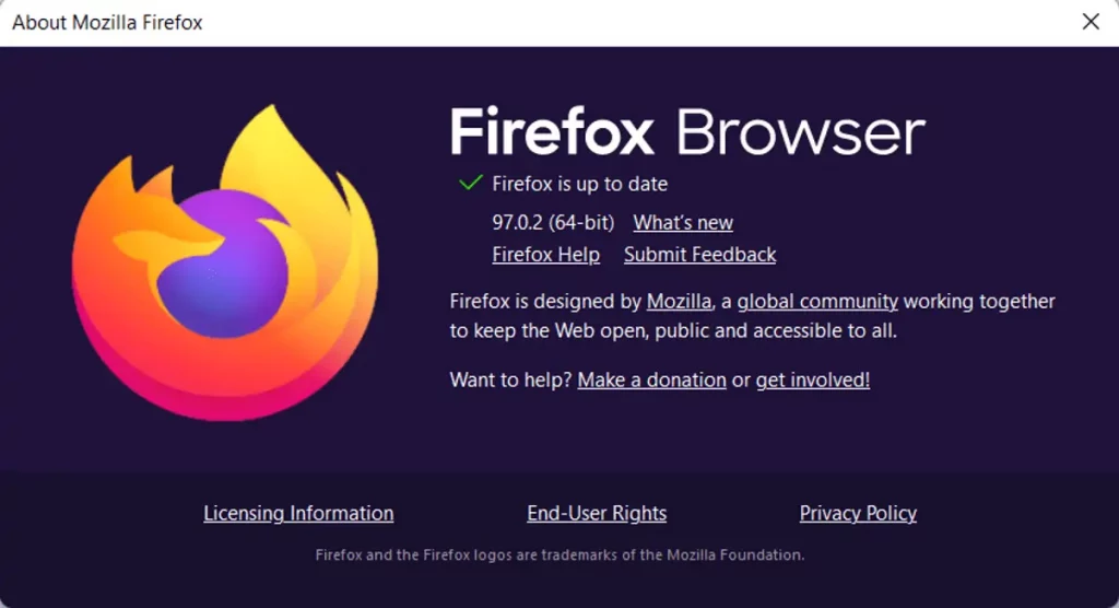 Firefox 97.0.2 and Firefox ESR 91.6.1 are out with critical security fixes